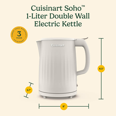 Cuisinart Soho fácil de limpiar gracias a su diseño de fácil mantenimiento.