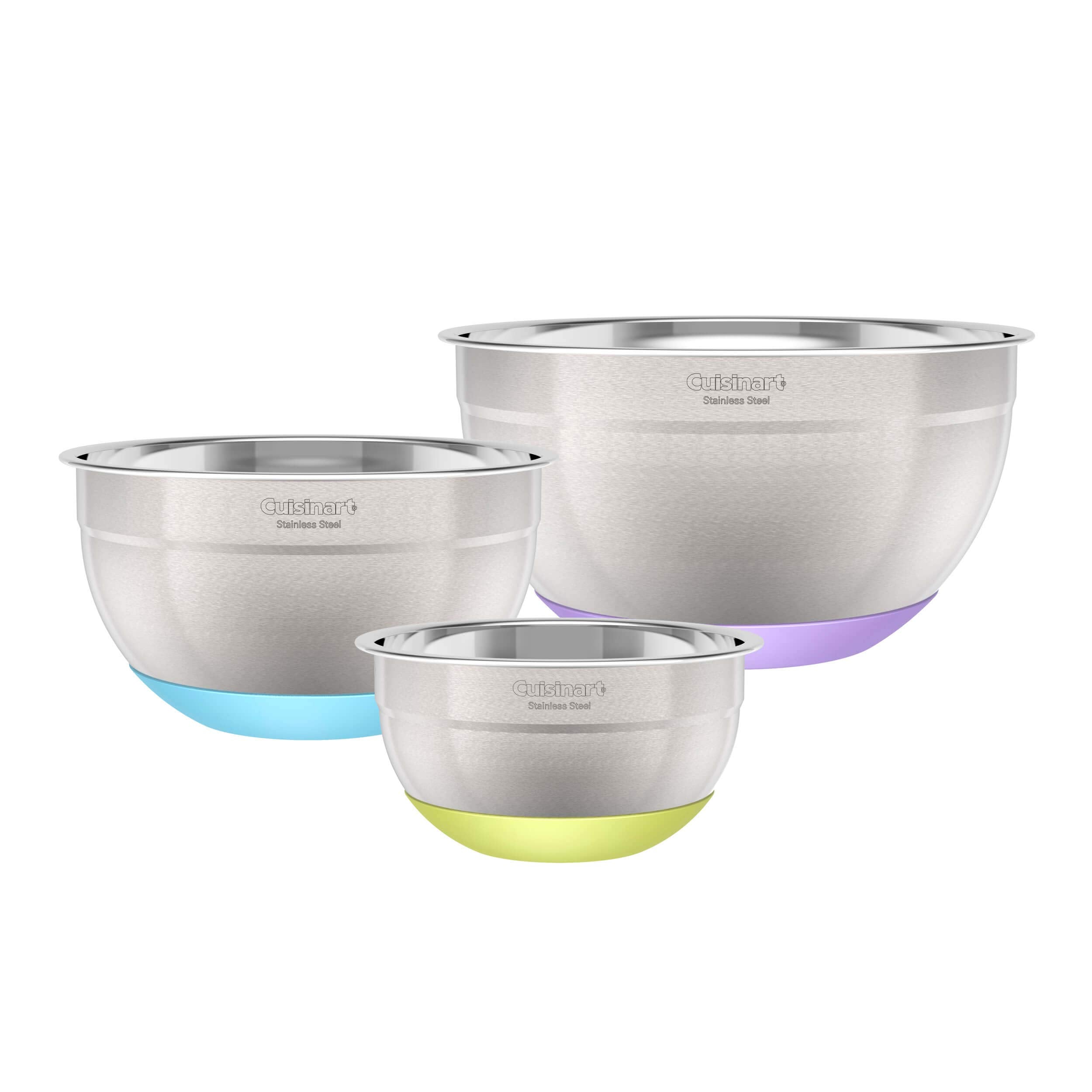 Cuisinart tazones duraderos aptos para lavavajillas y limpieza rápida