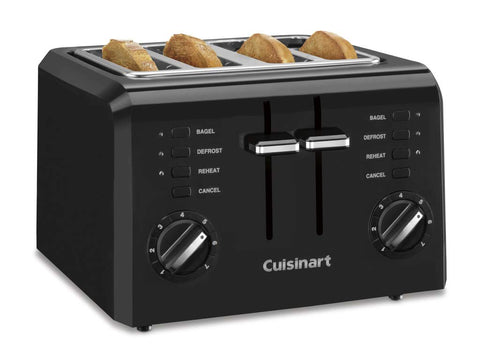Tostadora Cuisinart con funciones de tostado, descongelar, recalentar y cancelar