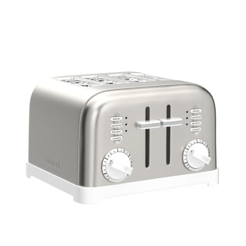 Tostadora Cuisinart CPT-180WP1 con dos paneles de control para precisión.
