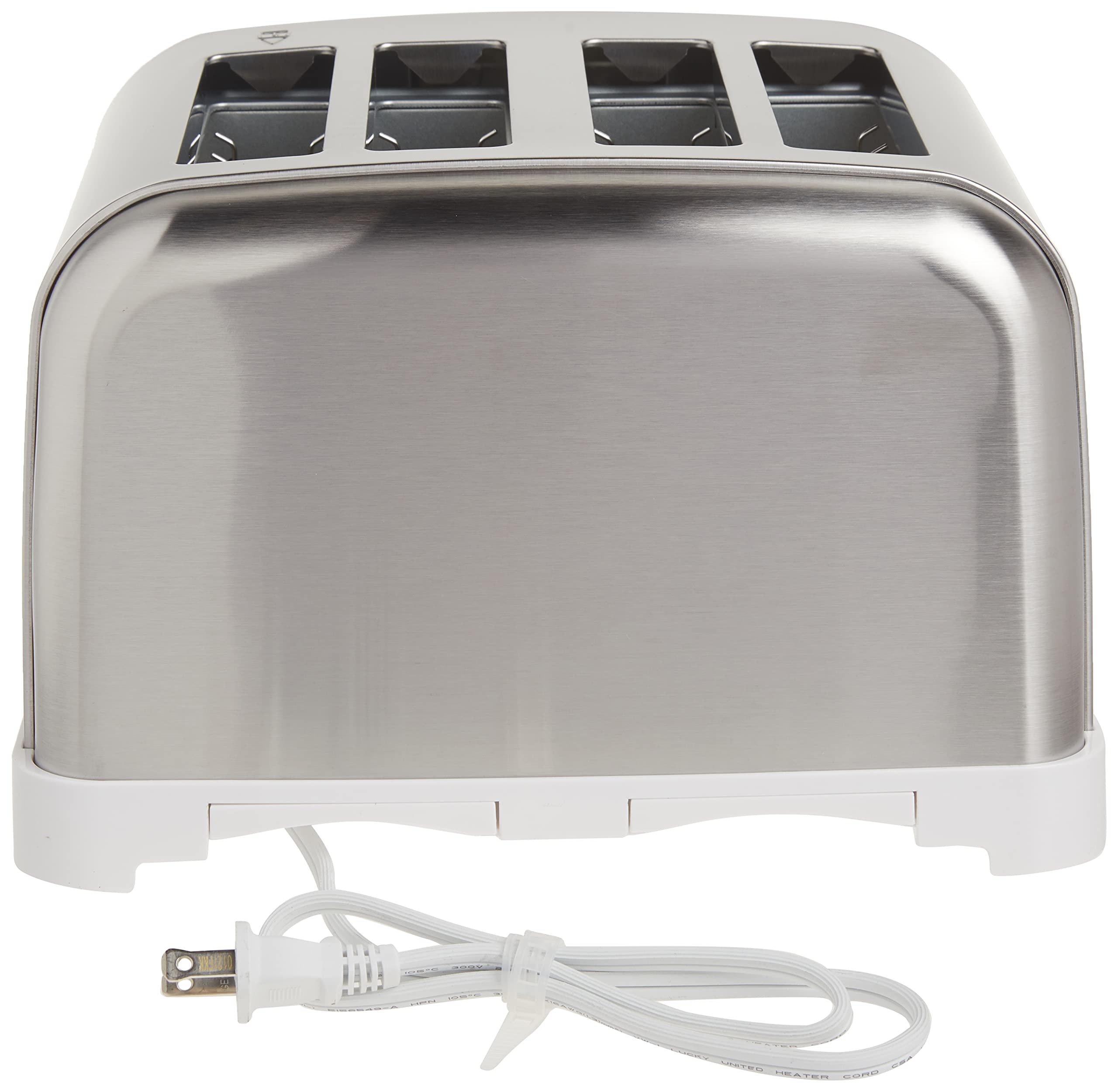 Tostadora Cuisinart CPT-180WP1 con ranuras anchas para panes variados.