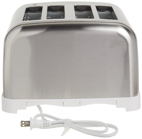 Tostadora Cuisinart CPT-180WP1 con ranuras anchas para panes variados.