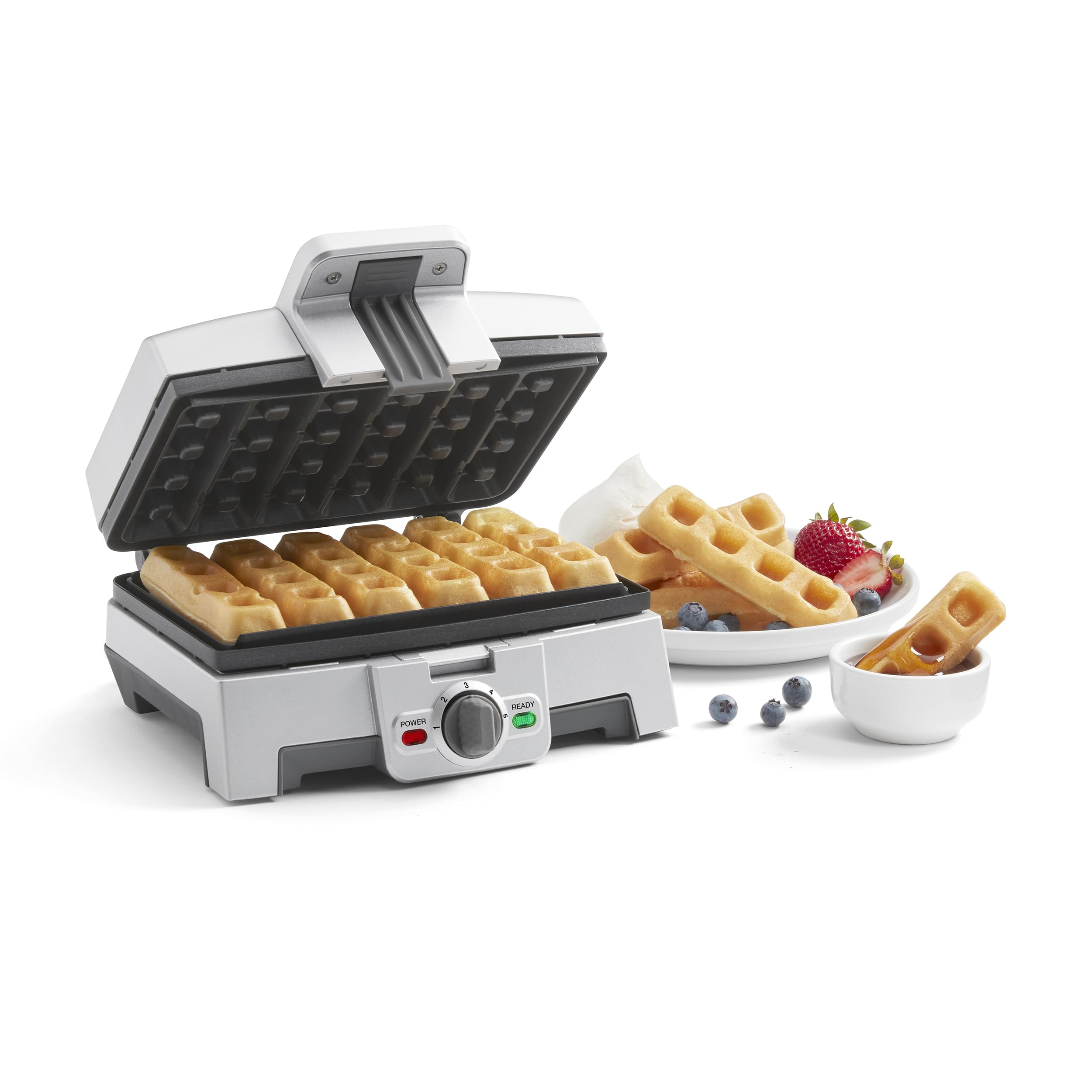 Diseño elegante de la encimera con el Waffle Stick Maker en estilo contemporáneo