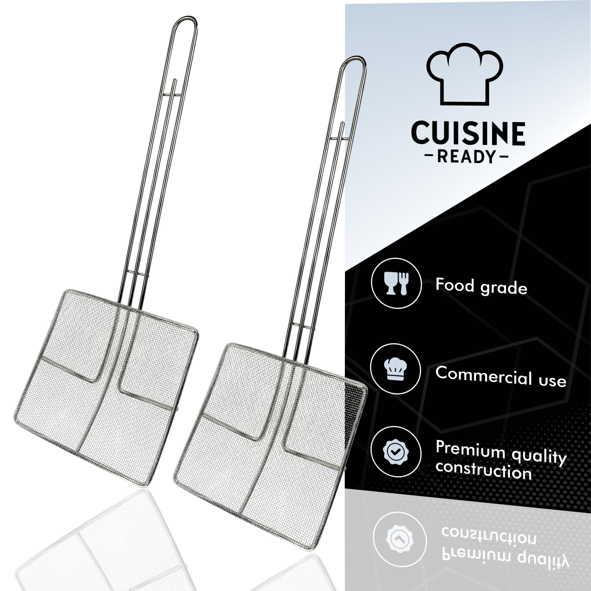 Cuisine Ready colador para freidora profesional fácil limpieza