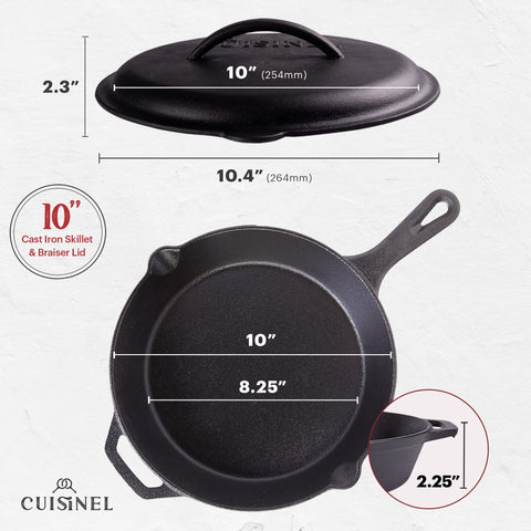 Raspador limpiador Cuisinel para sartén, limpieza rápida y sencilla