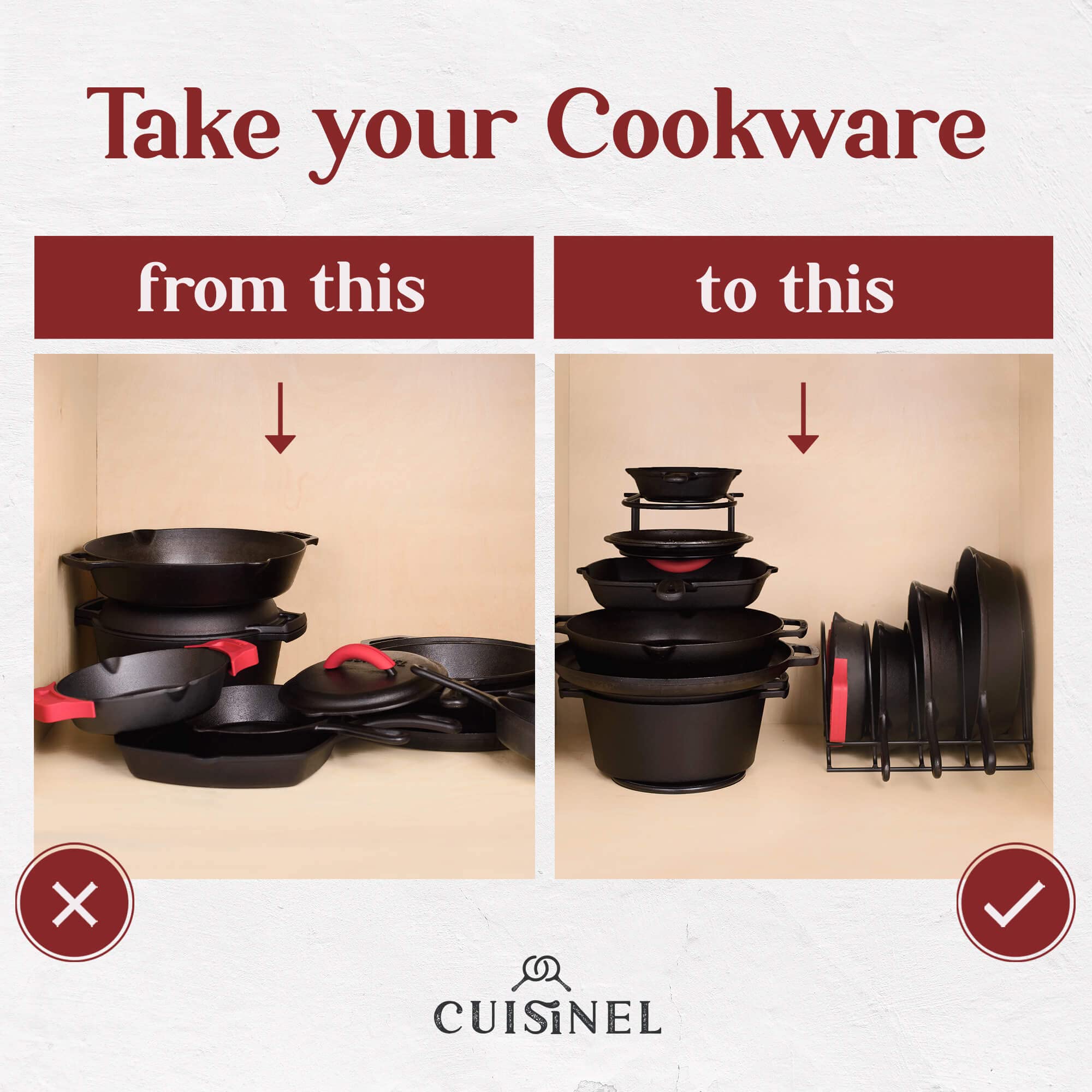Regalo práctico para cocinas con organizador Cuisinel para el hogar