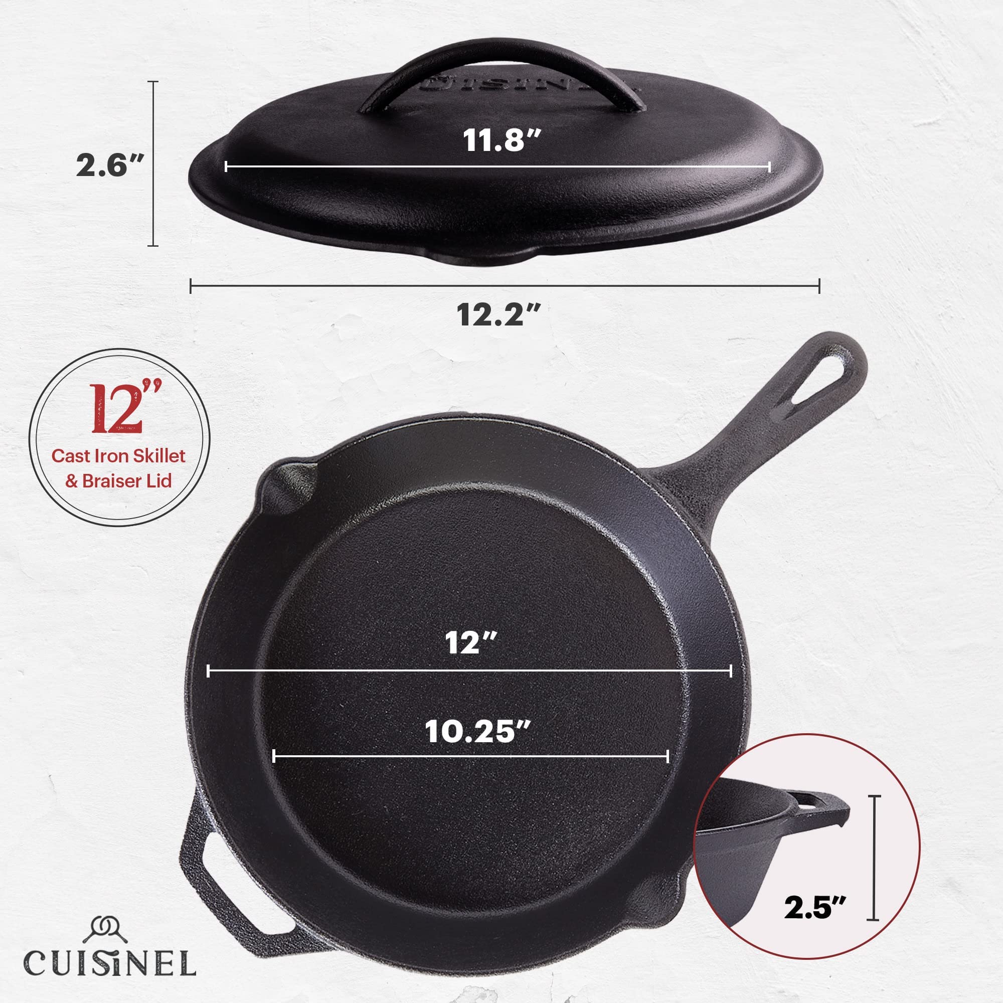 Soporte de asa de silicona Cuisinel para sartén evita quemaduras