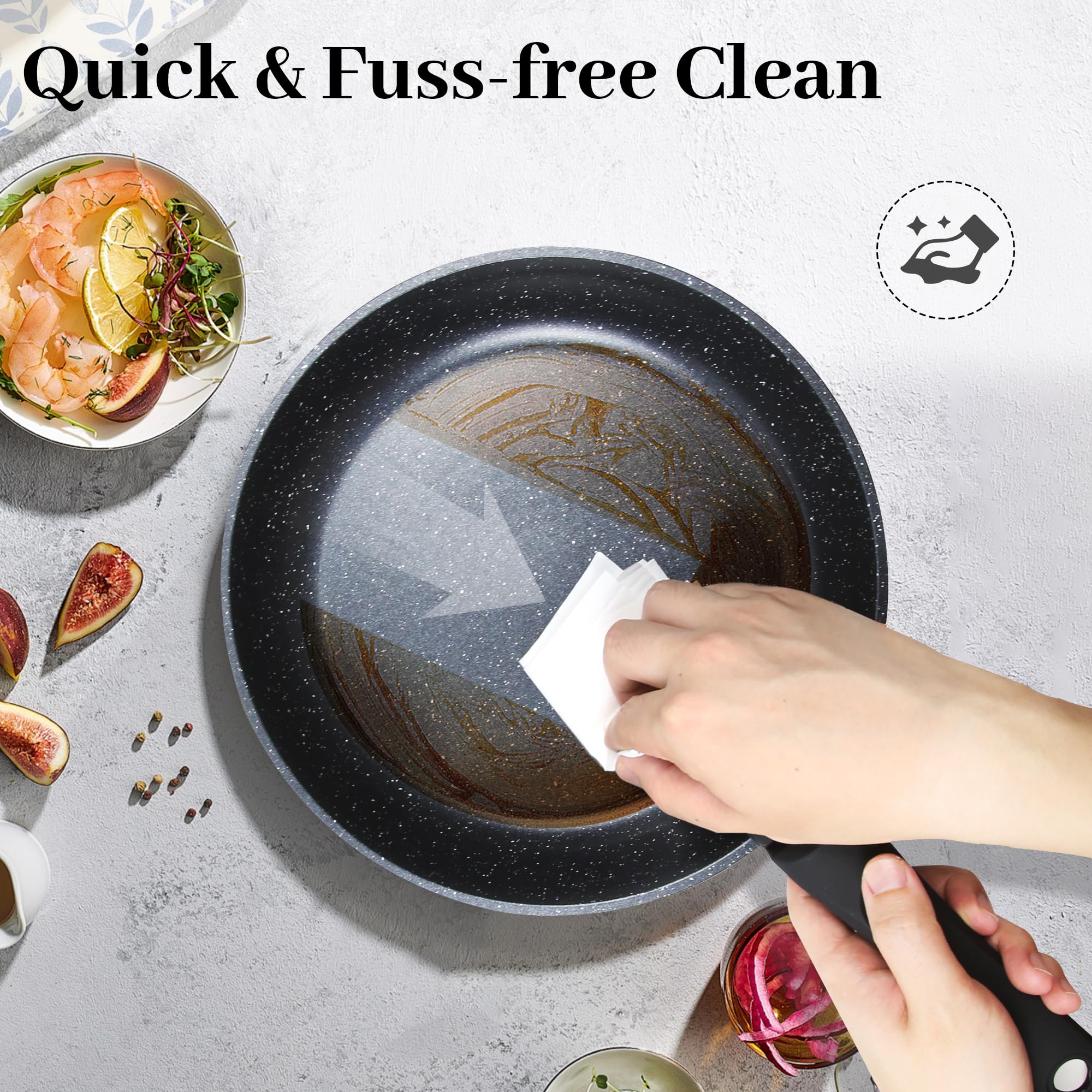Cuisinluv horno hasta 480°F para terminar recetas.