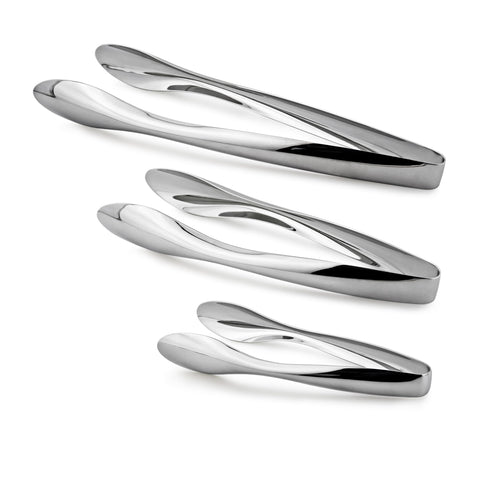 Pinzas Cuisinox aptas lavavajillas, acabado espejo, facilita la limpieza tras cada uso.