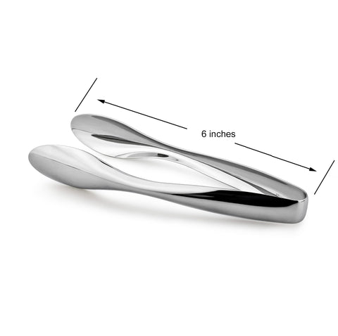 Pinzas Cuisinox para mesa, acabado pulido, perfectas para presentar platos pequeños.