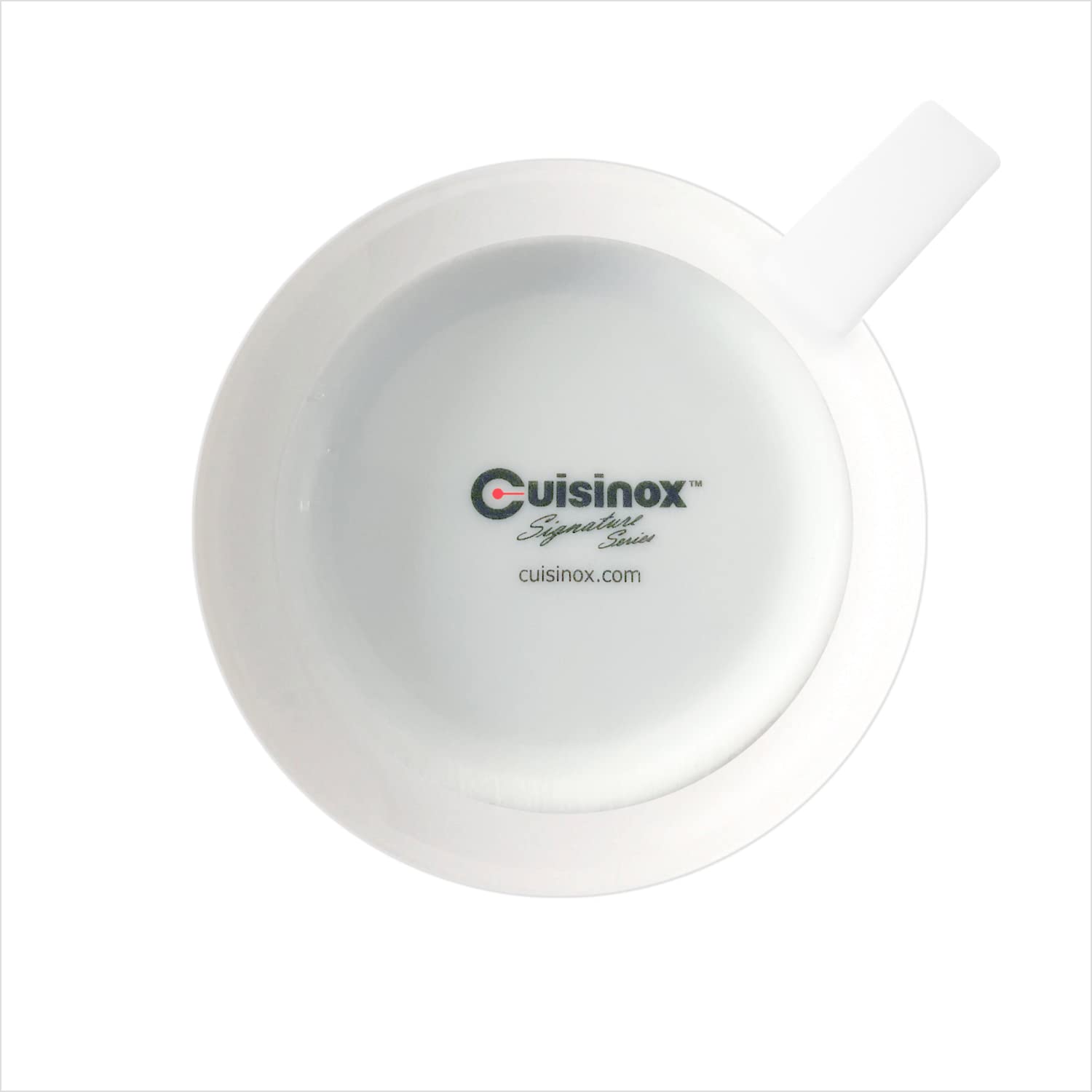 Taza espresso Cuisinox apta para microondas, calentamiento cómodo.