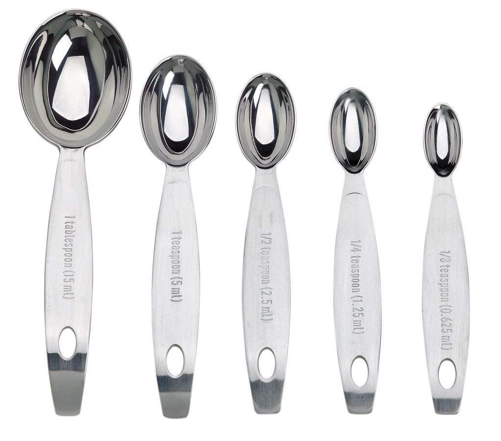 Cuisipro juego 1-tsp y 1-tbsp, grabados permanentes para uso fiable.