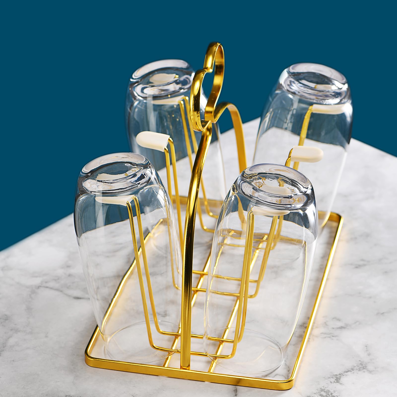 Conjunto de 6 vasos highball listos para servir bebidas frías y jugos