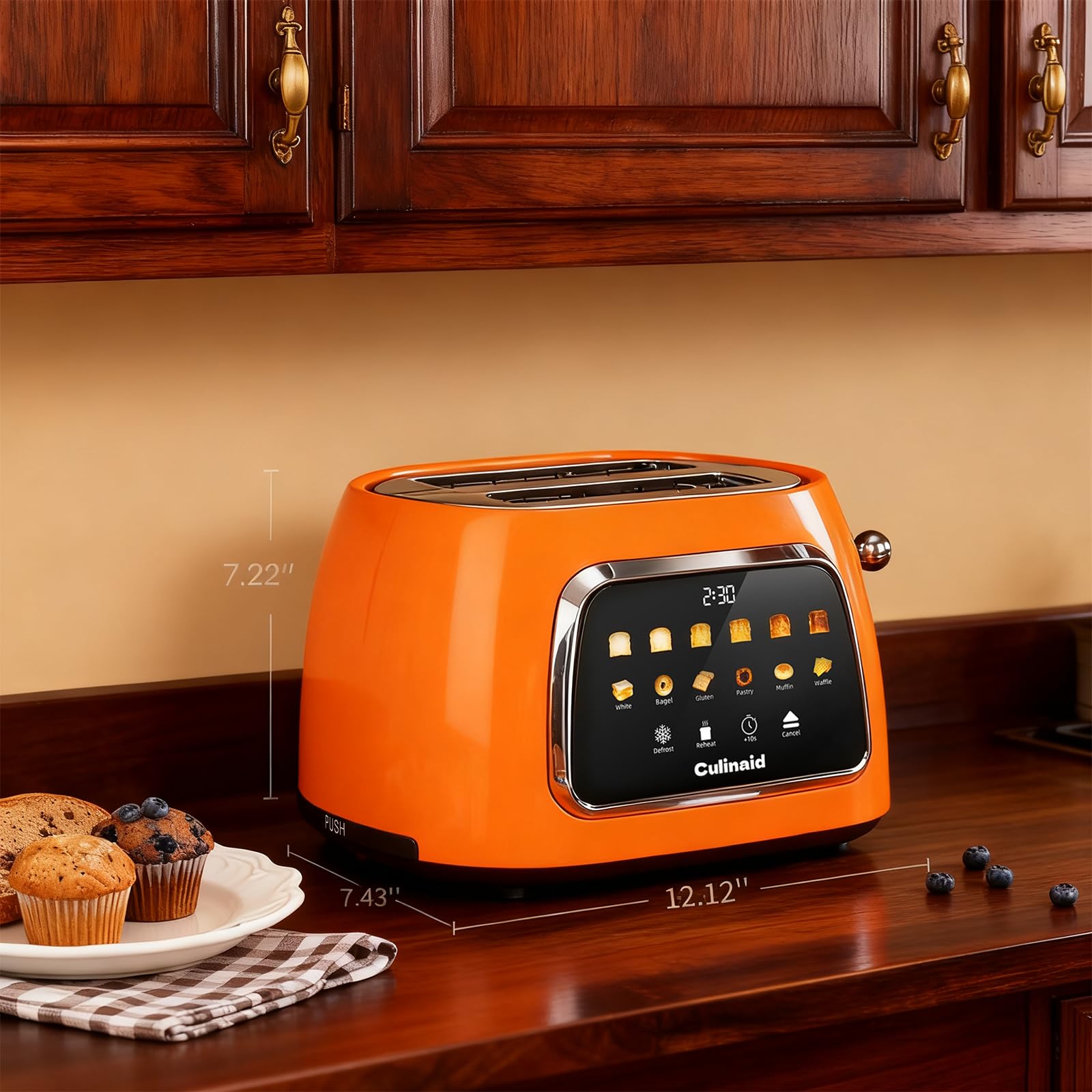 Culinaid tostadora sensor inteligente ajusta tiempo para cada pan