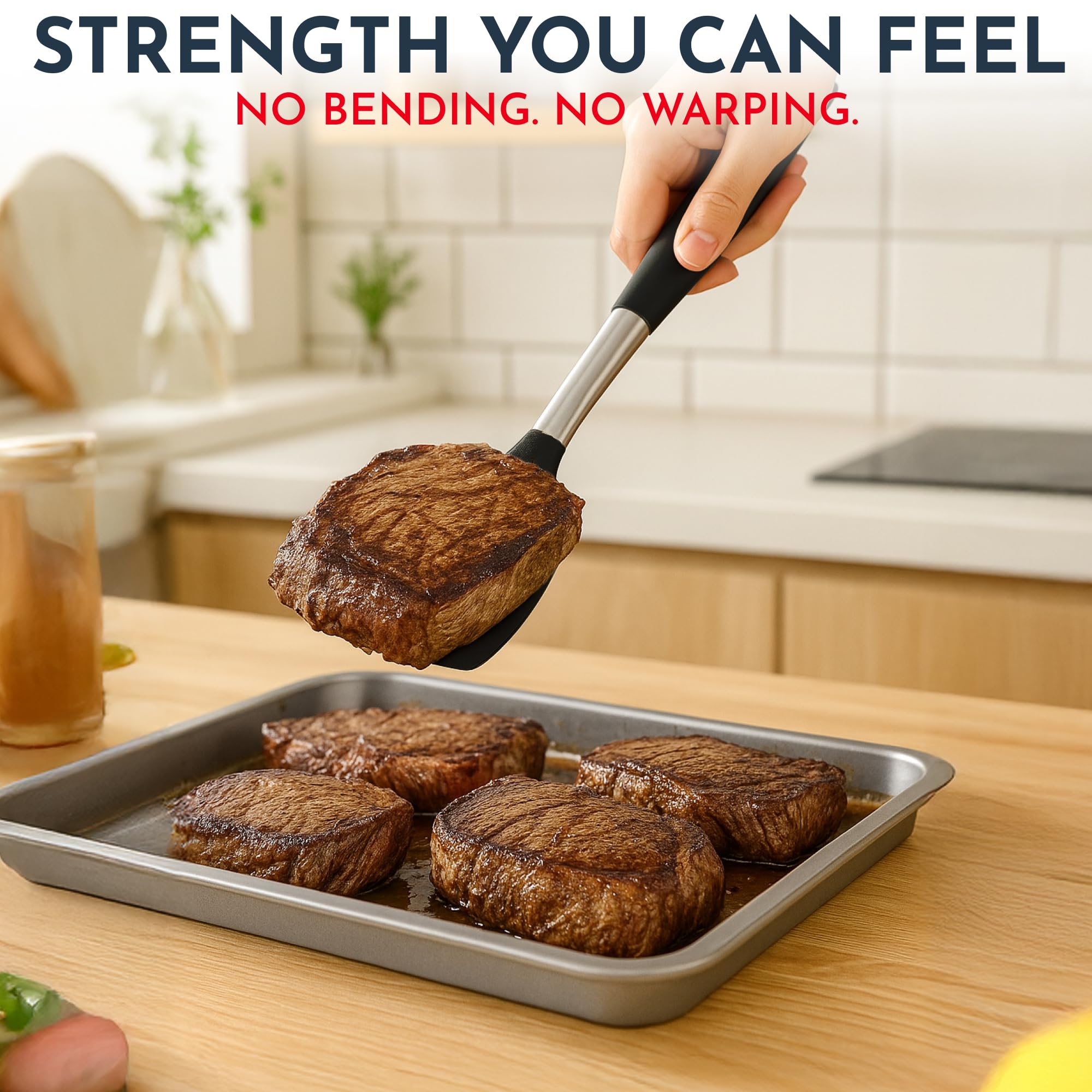 Culinary Couture cucharones-silicona-resistentes-al-calor: ideal para servir platos calientes sin dañar ollas.
