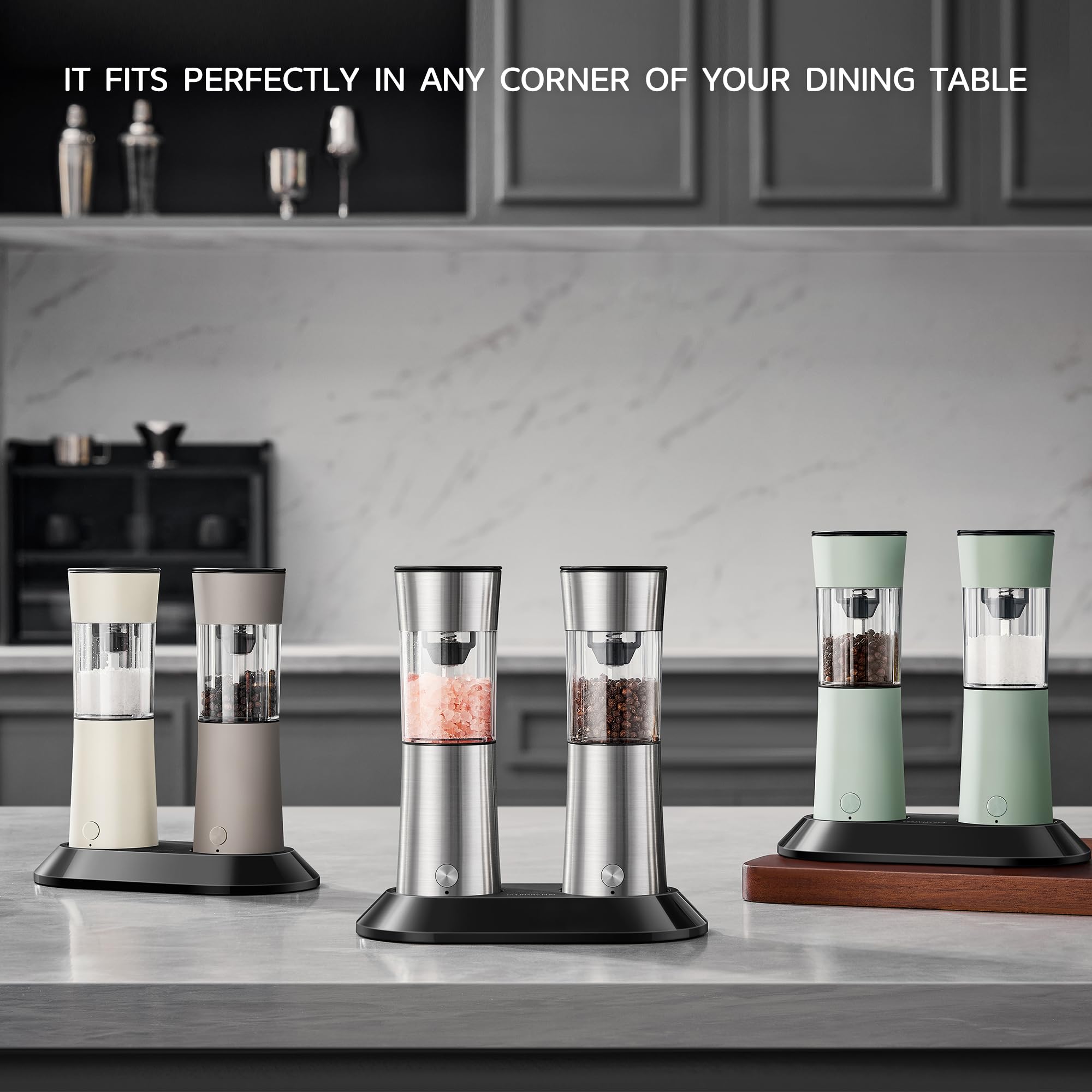 CULINARY FUN: conjunto de dos molinos ideal para mesa y cocina