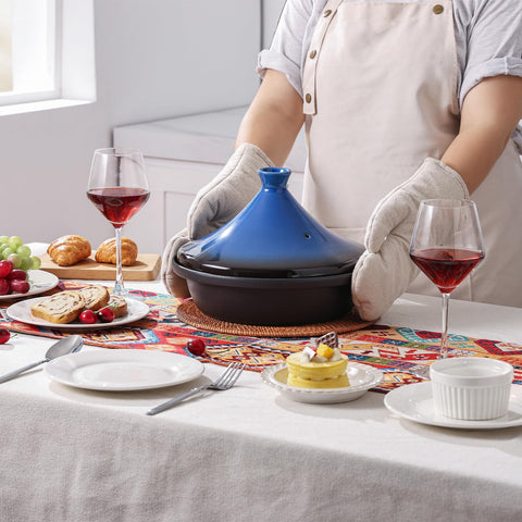 Culivora Tajine diseño para la mesa, elegante y práctico.