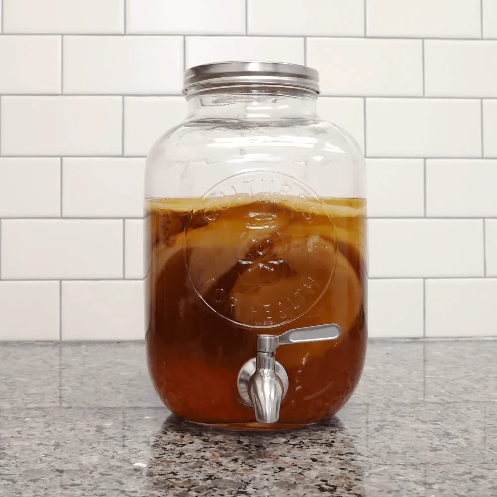 Cultures For Health jarrón de vidrio de 5 litros para kombucha.