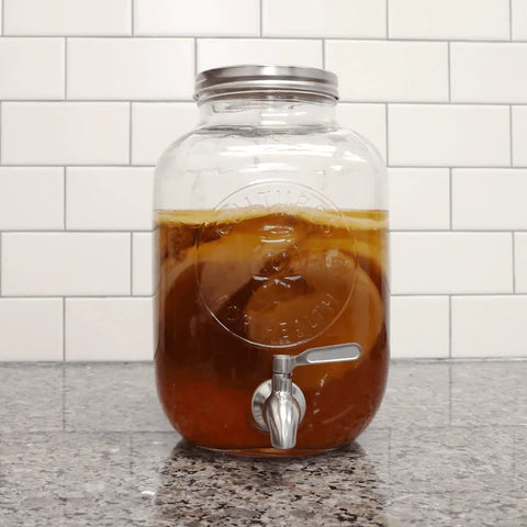 Cultures For Health jarrón de vidrio de 5 litros para kombucha.