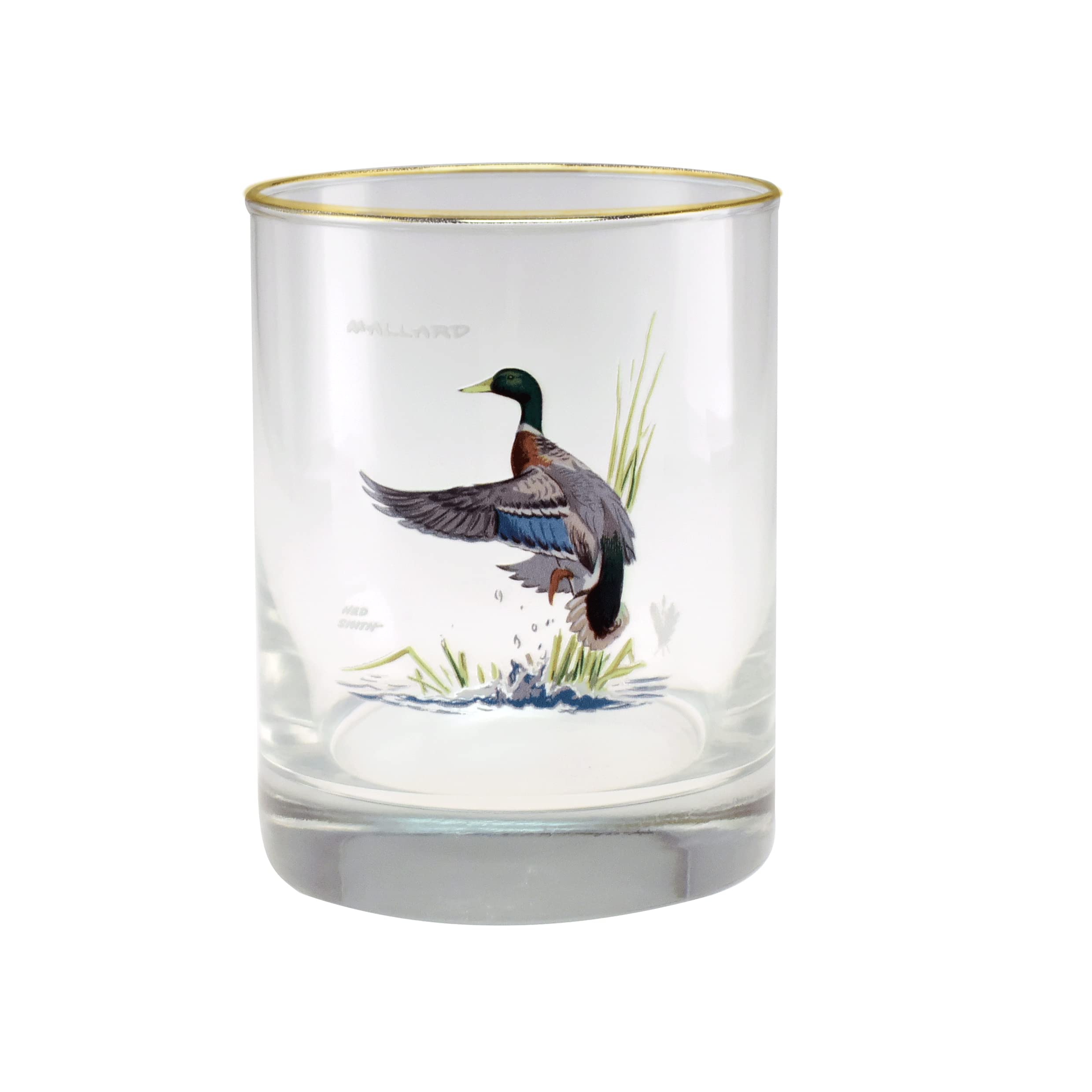 Vaso Culver Ned Smith DOF, colores vivos en vidrio sin plomo