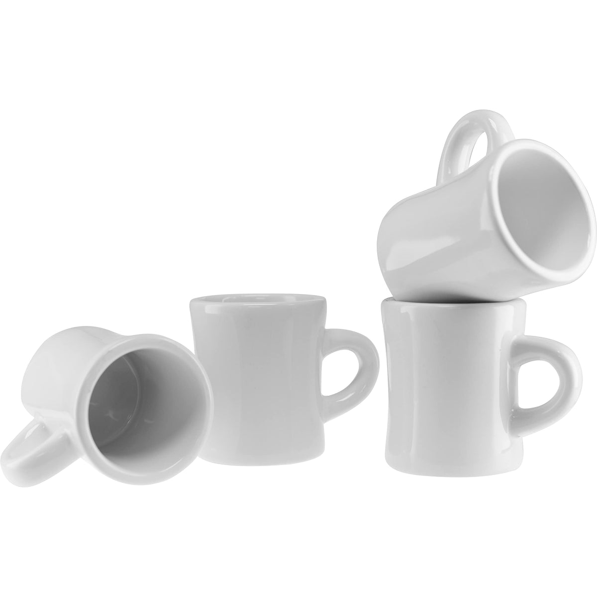 Taza Culver retro 10 onzas, vista frontal, ideal para café diario.