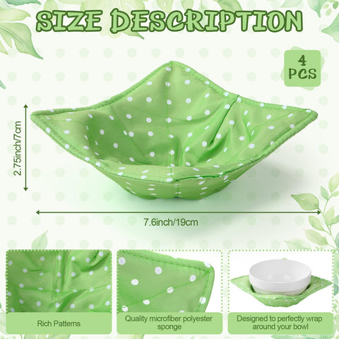 Cunhill conjunto de 4 almohadillas para tazones, útiles en la cocina.