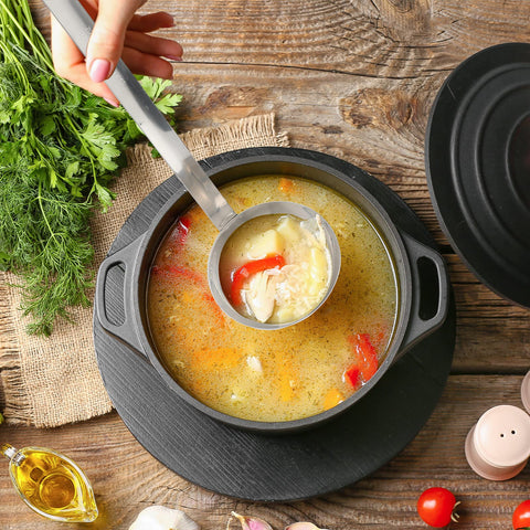 Cunhill pala para sopa, uso en cocina o restaurante con estilo