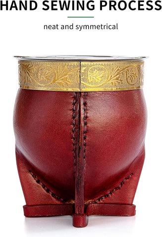 Diseño barroco de la copa Yerba Mate Cuopru.
