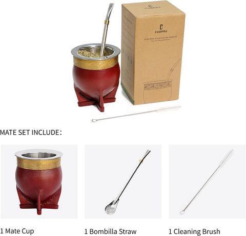 Conjunto completo Cuopru para disfrutar mate en casa.
