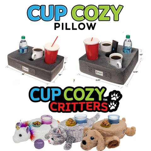Cup Cozy Pillow diseño Leopardo elegante y moderno.