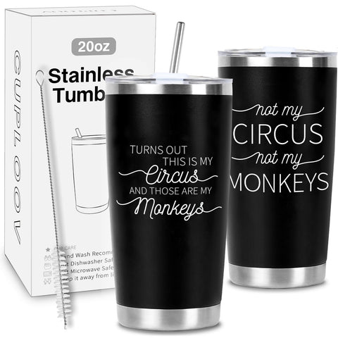 CUPLOOV vaso térmico 20oz con texto humorístico, regalo divertido.