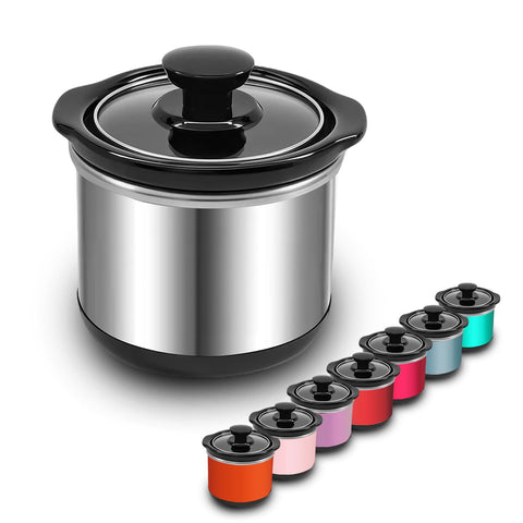 cupsync mini olla cerámica interior: ideal para porciones pequeñas y recetas rápidas