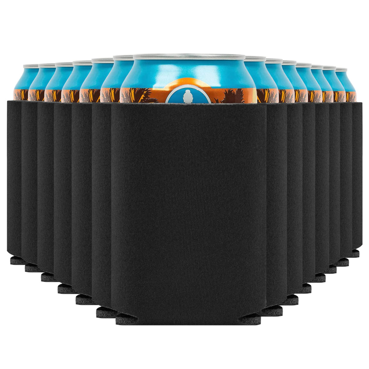 Current Co. funda aislante negro para lata, mantiene bebidas frías durante reuniones