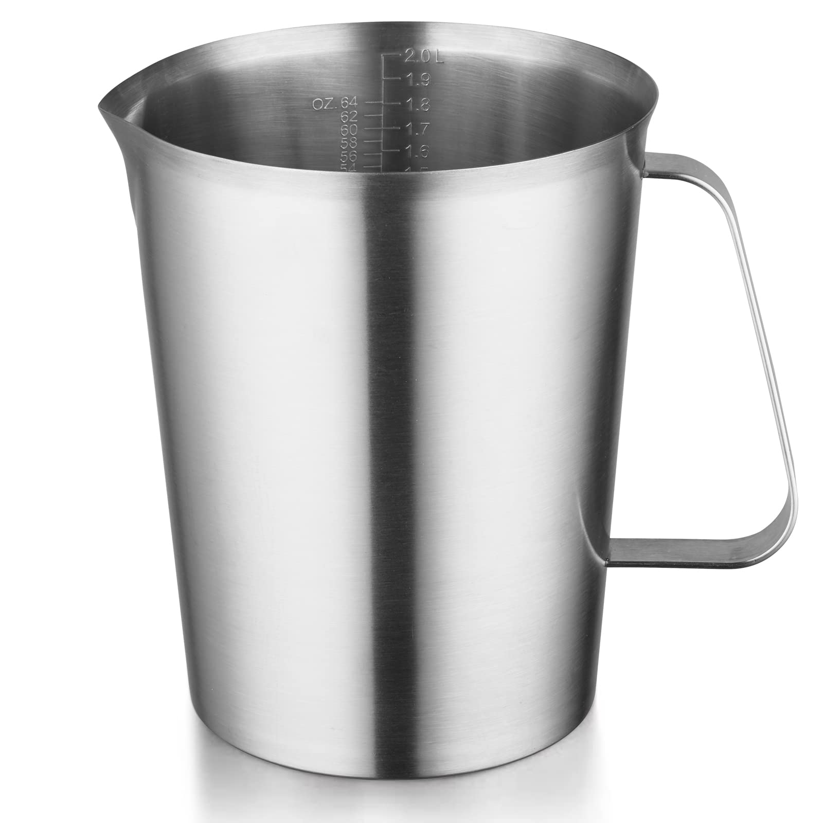 CURTA jarra medidora 18-8 con asa y pico para mediciones precisas en la cocina