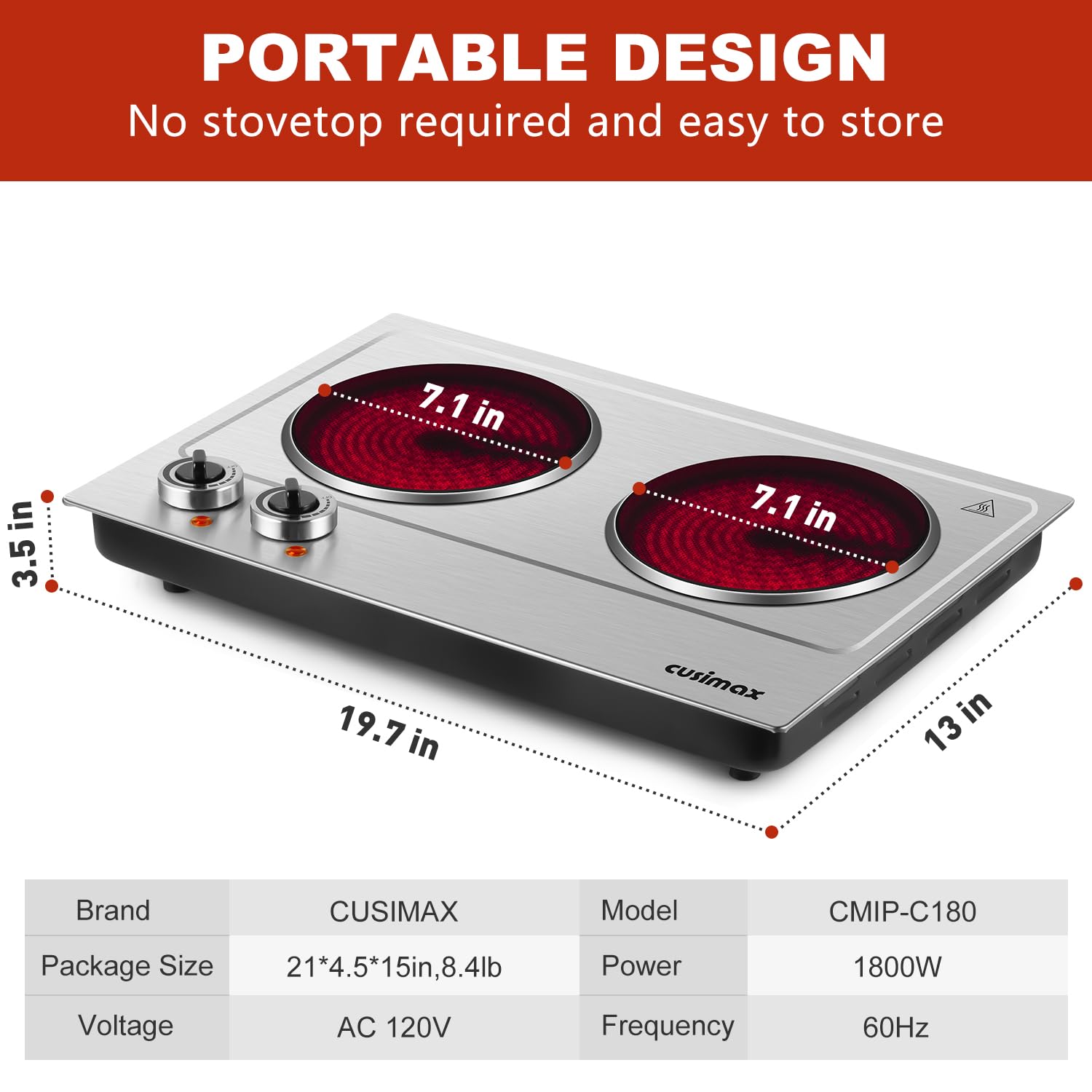 CUSIMAX Control termostático: ajuste preciso de temperatura