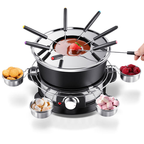 CUSIMAX fondue ocho tenedores para compartir en reuniones