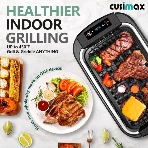 CUSIMAX bandeja de goteo extraíble para limpieza sin esfuerzo