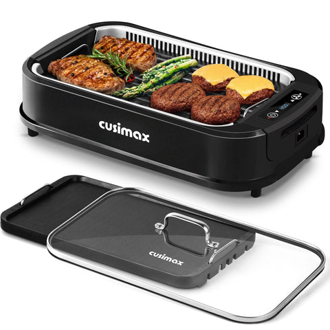 CUSIMAX parrilla interior sin humo para cocinar en casa sin olores fuertes.