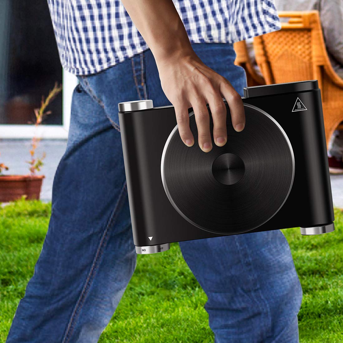 CUSIMAX placa caliente eléctrica diseño compacto para guardarlo fácilmente