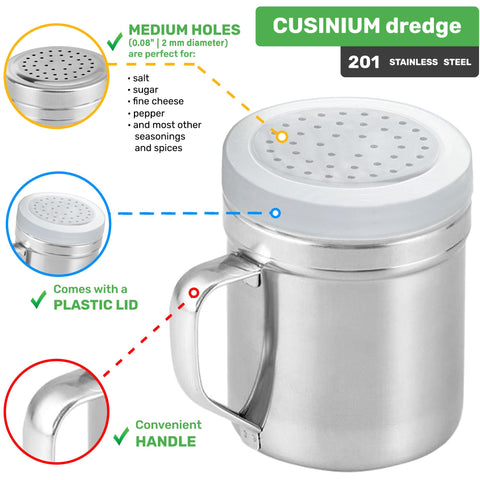 CUSINIUM: zaranda de malla grande para queso rallado y hierbas.