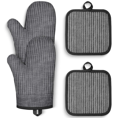 CUSIRA: guantes de horno frente del conjunto, protección y comodidad al cocinar.
