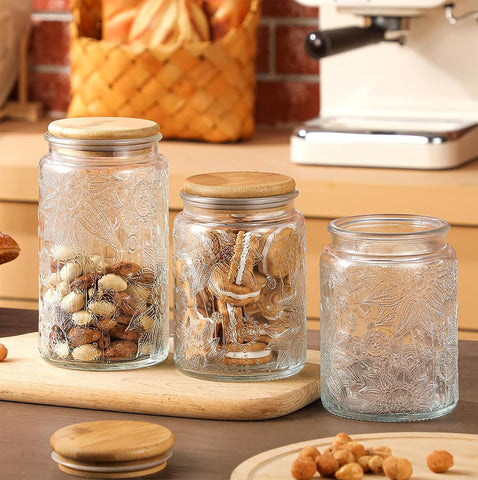 Custde frasco para dulces y galletas, diseño decorativo para la despensa.