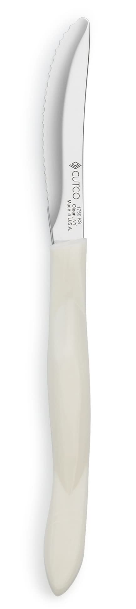 Cutco 1759W Cuchillo de mesa perlado, ideal para cortar ensaladas con precisión