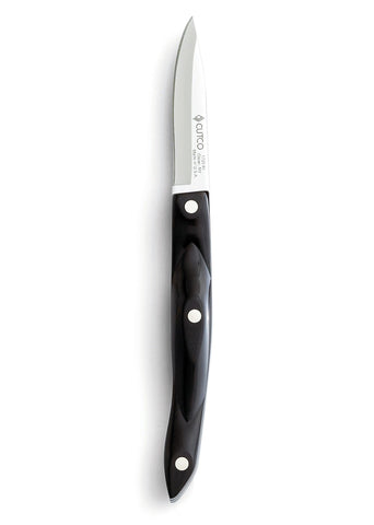Cuchillo pelador Cutco modelo 1720, hoja de alto carbono, práctica para frutas y verduras.