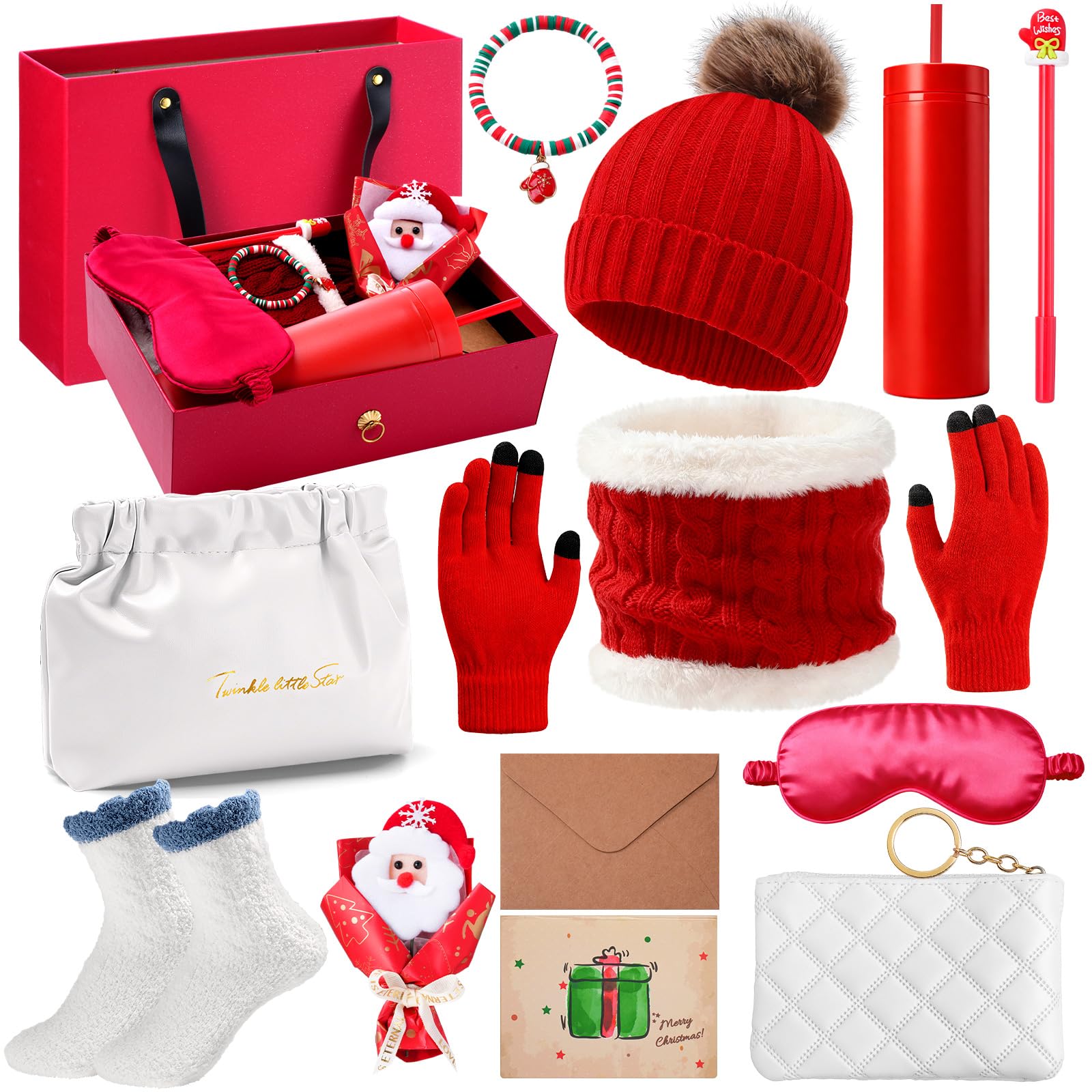 Gorro de invierno Cutecrop para mujer, cálido y festivo para días fríos.