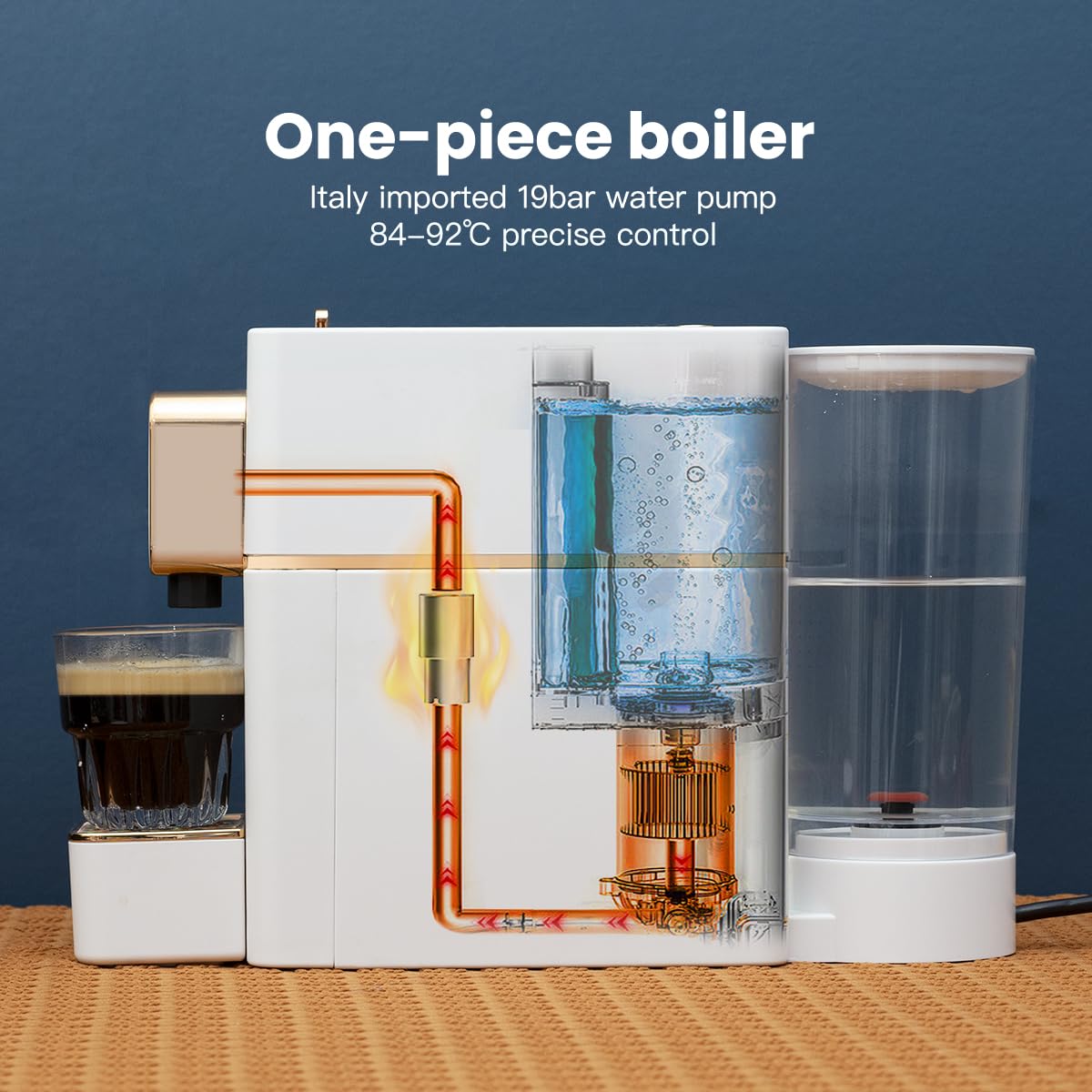 Diseño moderno en blanco que encaja con cocinas actuales.