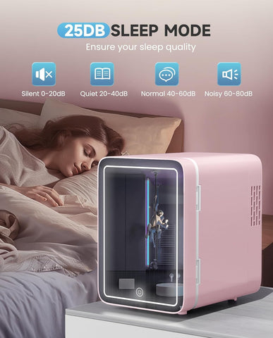 Diseño compacto y ligero, perfecto para dormitorio, oficina o coche.