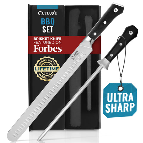 Cuchillo Cutluxe de 12 pulgadas para rebanar carne con filo preciso