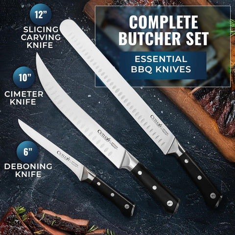 Cutluxe cuchillo deshuesar-6 para retirar grasa y deshuesar con control.