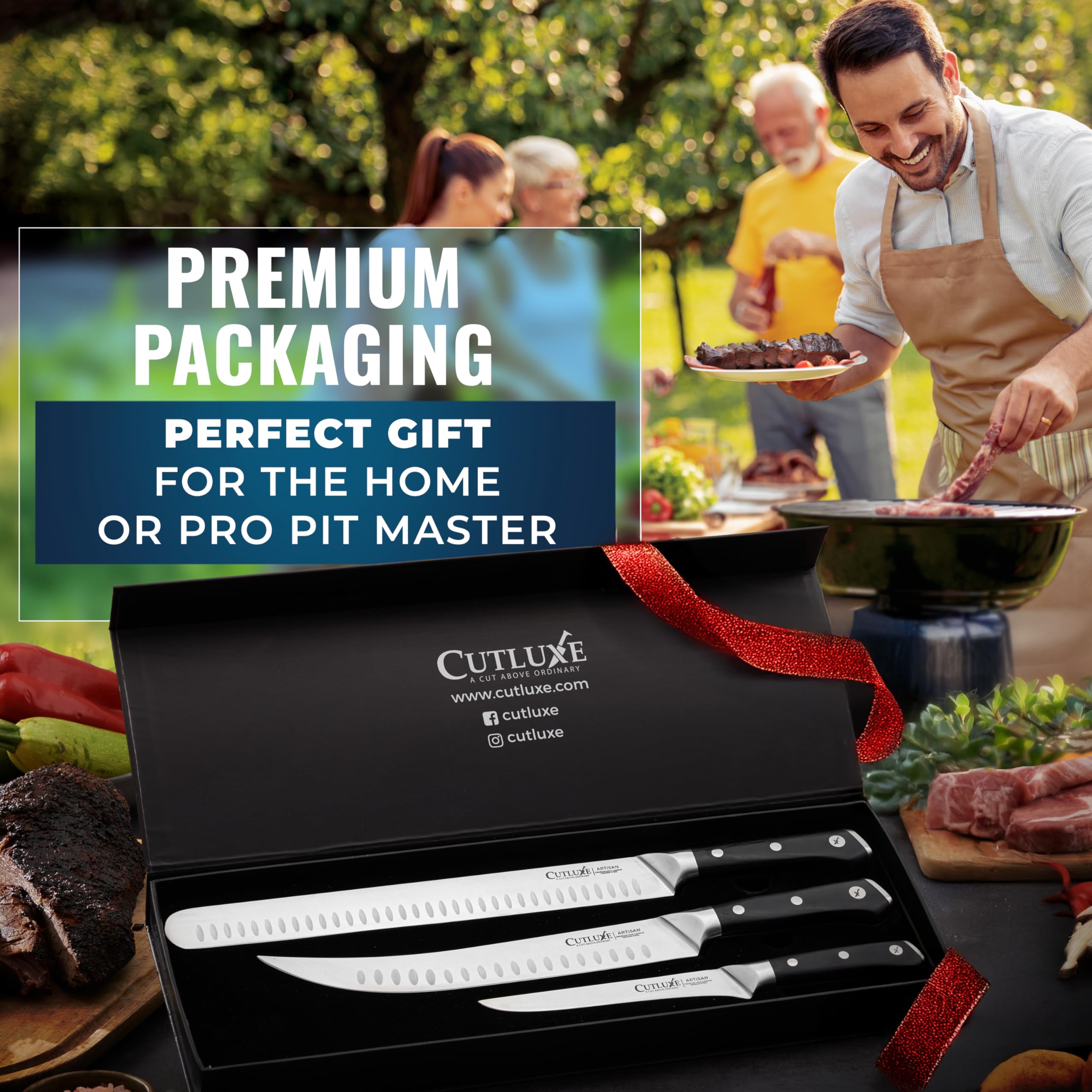 Cutluxe regalo ideal para amantes de la barbacoa y carnes.